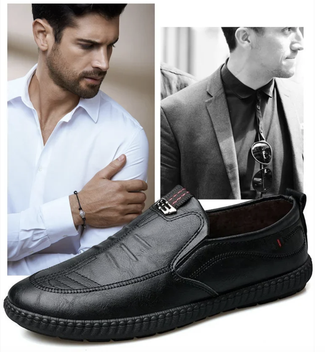 أحذية جلدية مريحة للرجال