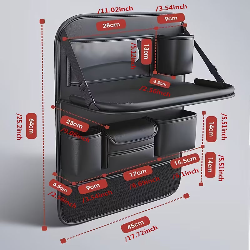 🧳 حقيبة تخزين مقعد السيارة – تنظيم ذكي لكل رحلاتك