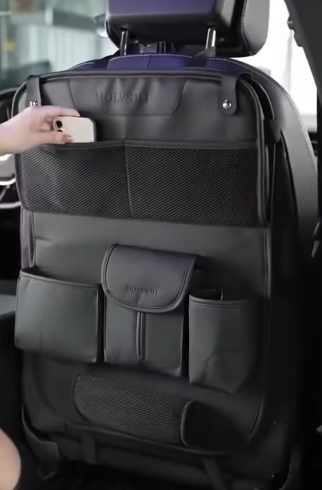 🧳 حقيبة تخزين مقعد السيارة – تنظيم ذكي لكل رحلاتك