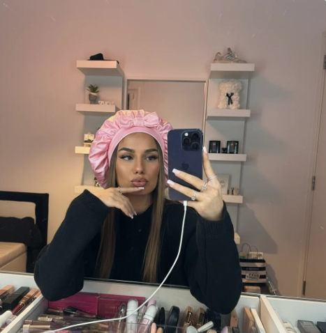 Bonnet de Nuit en Soie