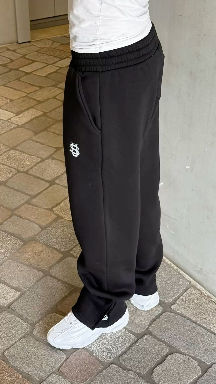 jogging سروال واسع بستايل عصري