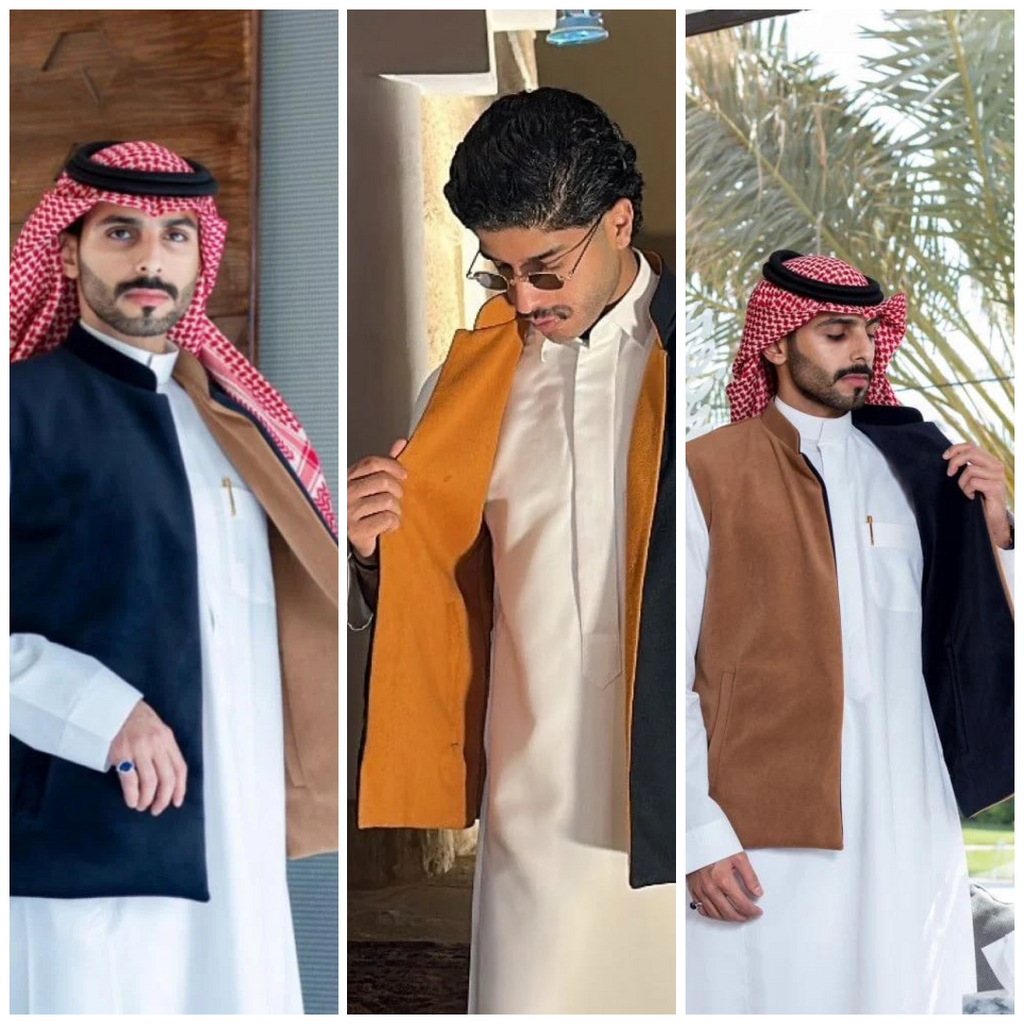 🧥 سديري فاخر بوجهين + عطر هدية 🎁