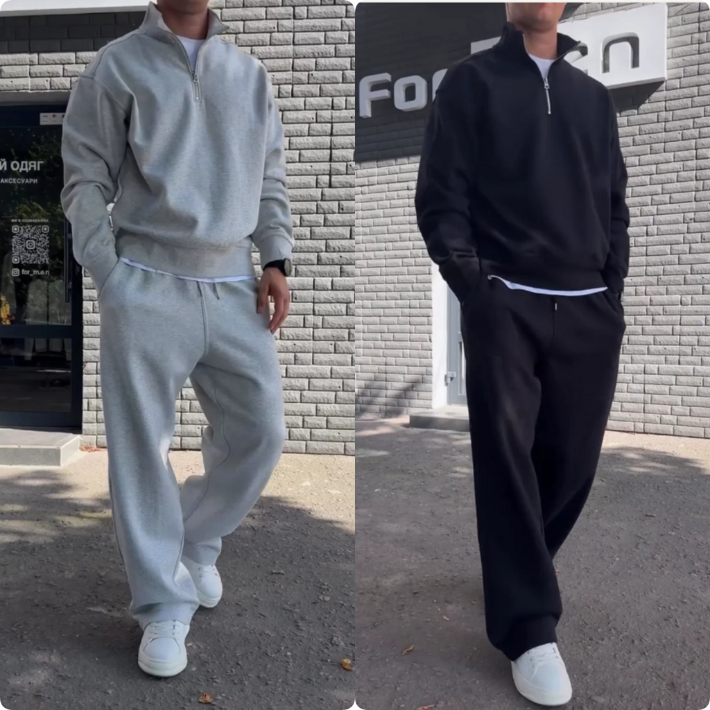 Ensemble halfzipp Simple+ عطر هدية 😍✨🎁